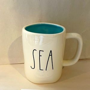 HTF Rae Dunn SEA mug with blue interior 🌊.